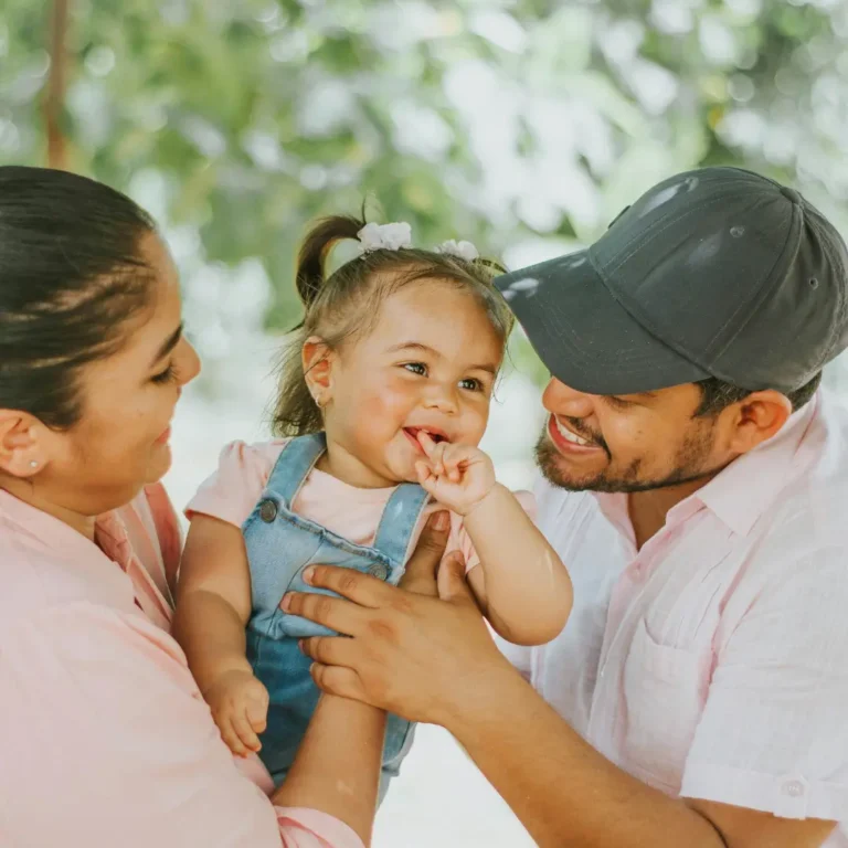 Happy Family Moment in Guayaquil Park