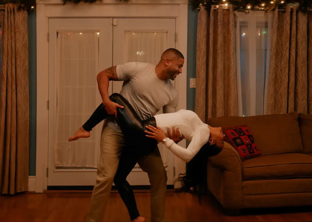 Meet me at next christmas cast dancing in the front room