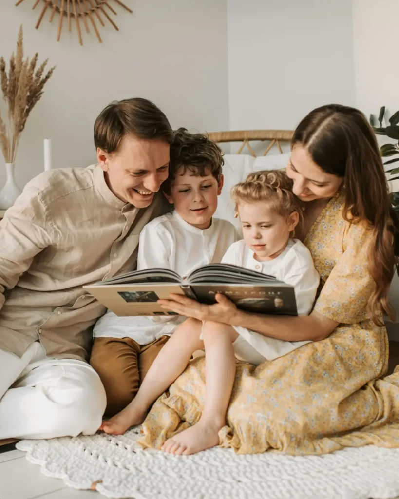 A Loving Family Spending Time Together