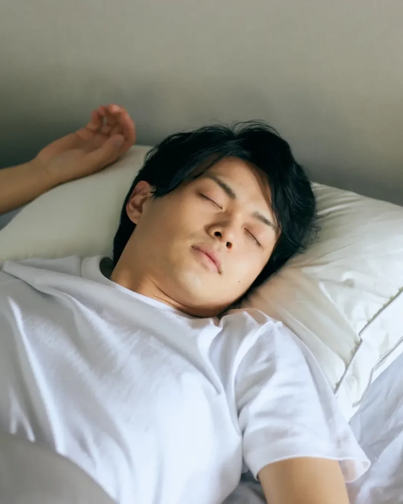 Young Man Sleeping Peacefully
