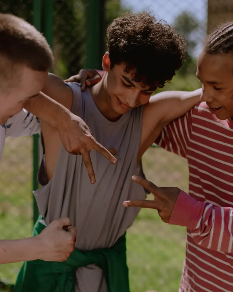 Friends Playing Together