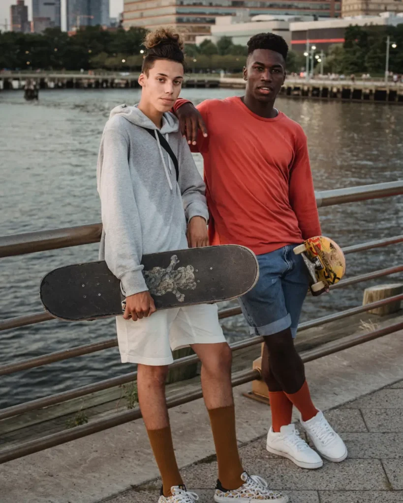 Skateboarder Friends