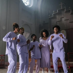 Choir Singing in a Church