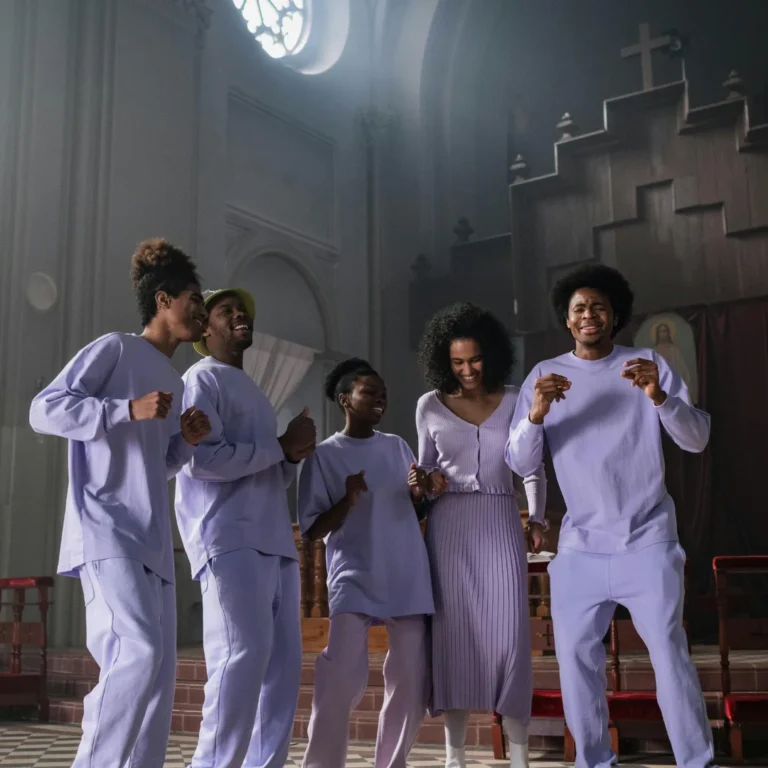 Choir Singing in a Church