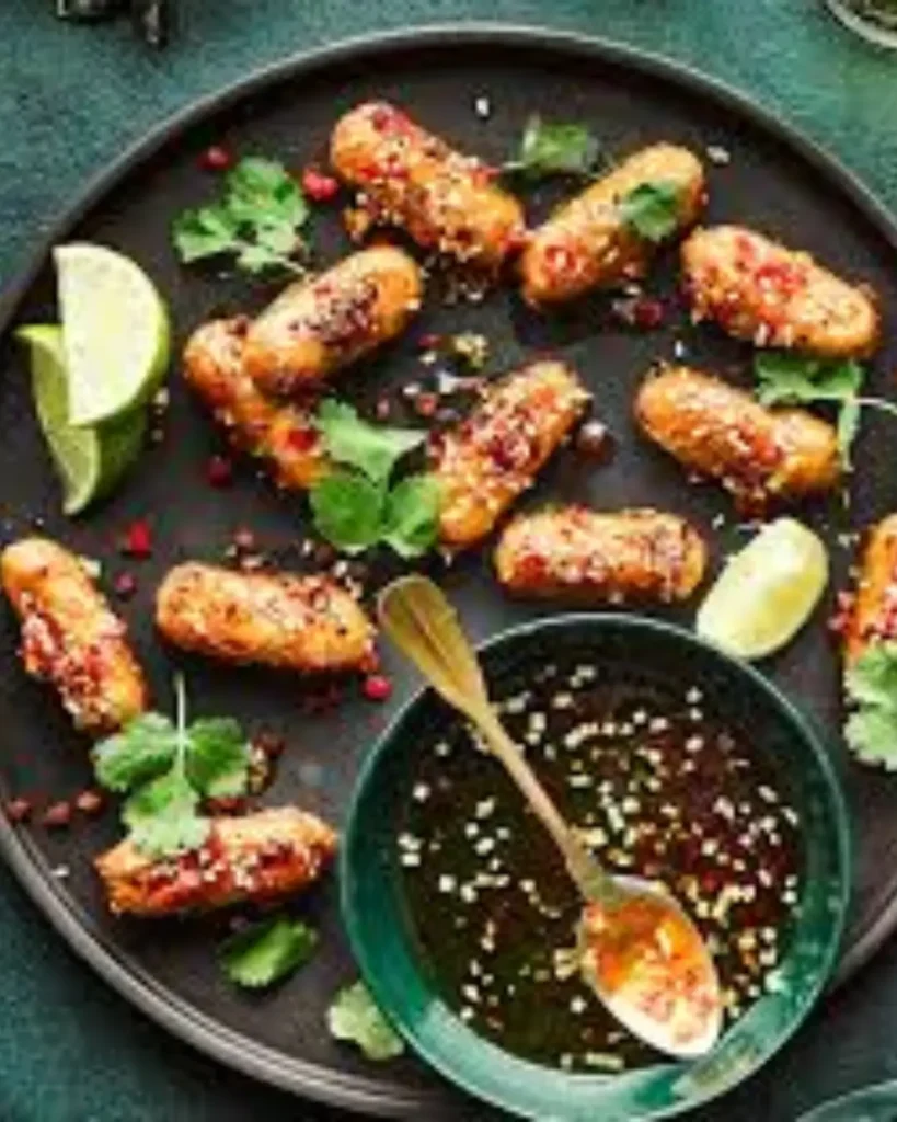 Chilli, Maple & Ginger Glazed Vegan Cocktail Sausages