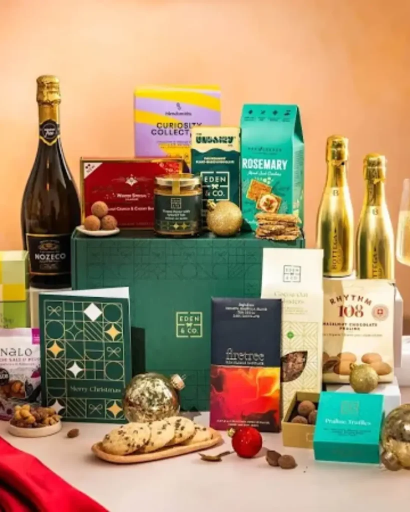 Merry Christmas Vegan Gift Hamper Basket