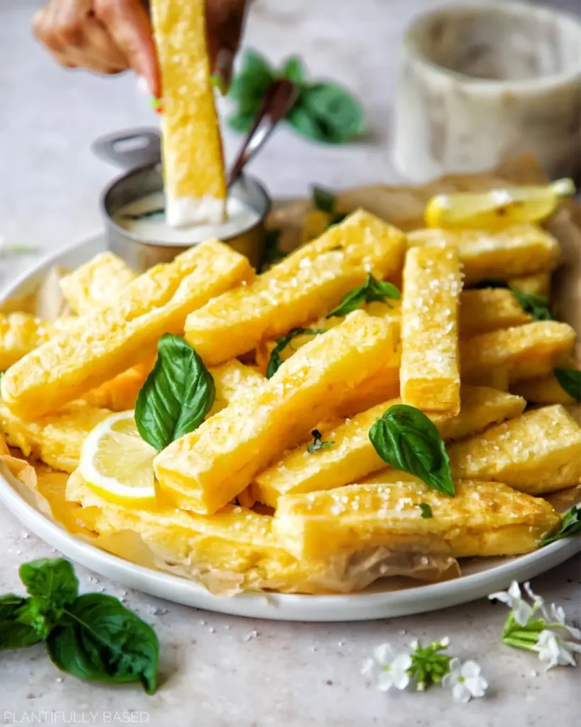 Perfect Vegan Baked Polenta Fries