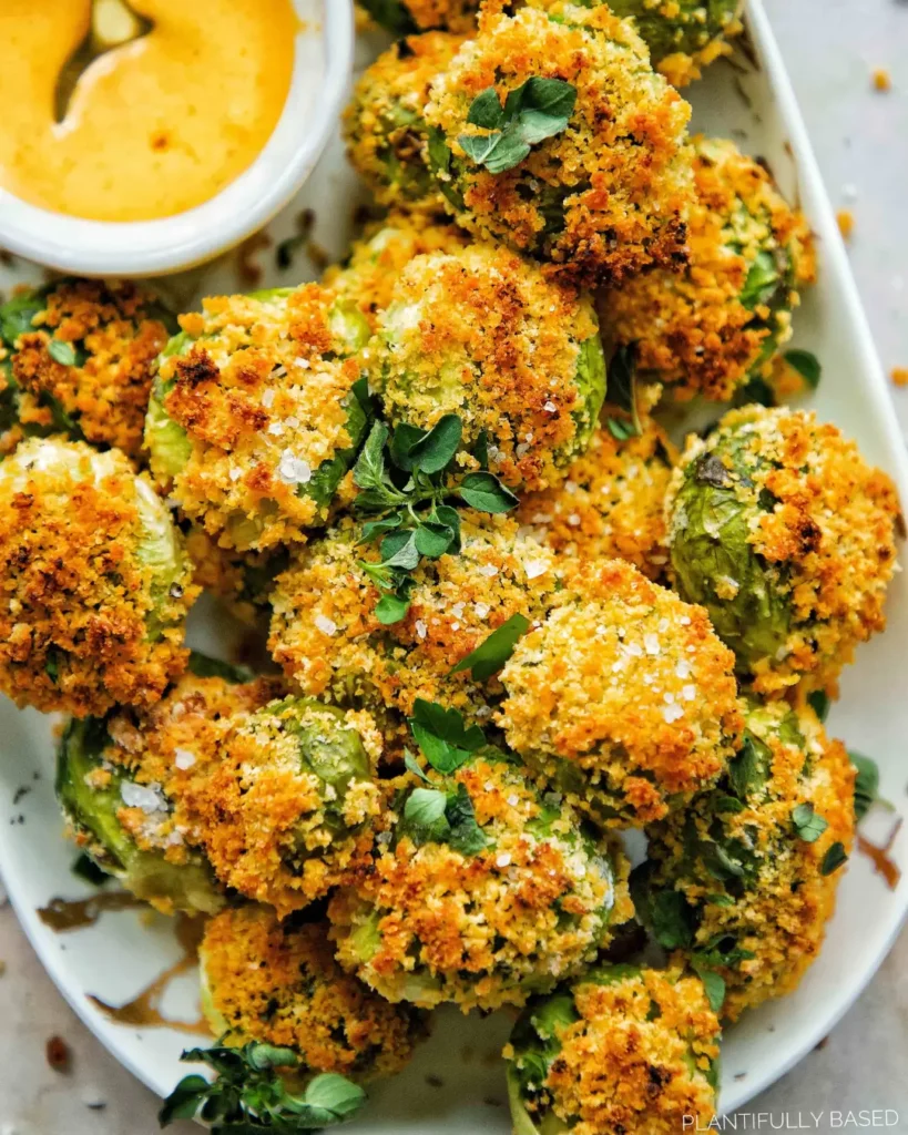 Smashed and Breaded Brussels Sprouts