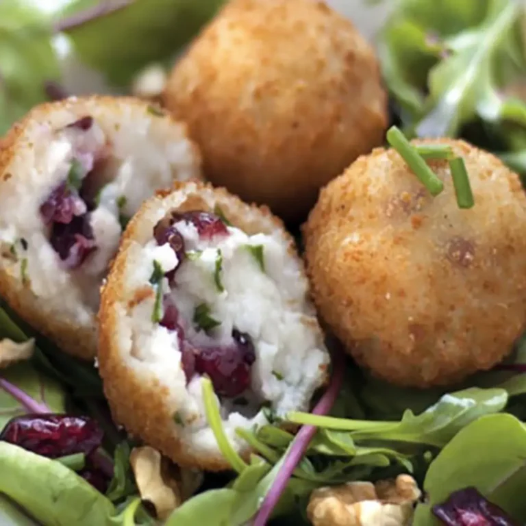 Vegan Mozzarella & Cranberry Croquettes