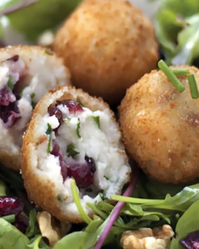 Vegan Mozzarella & Cranberry Croquettes