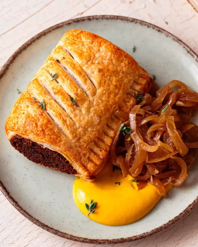 Vegan Sausage Rolls With Mushrooms and Tofu