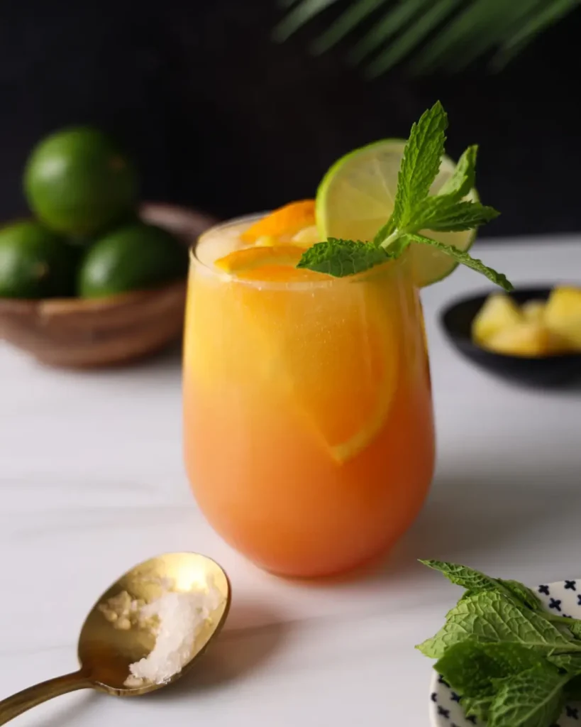 The Ultimate Non Alcoholic Tropical Summer Punch