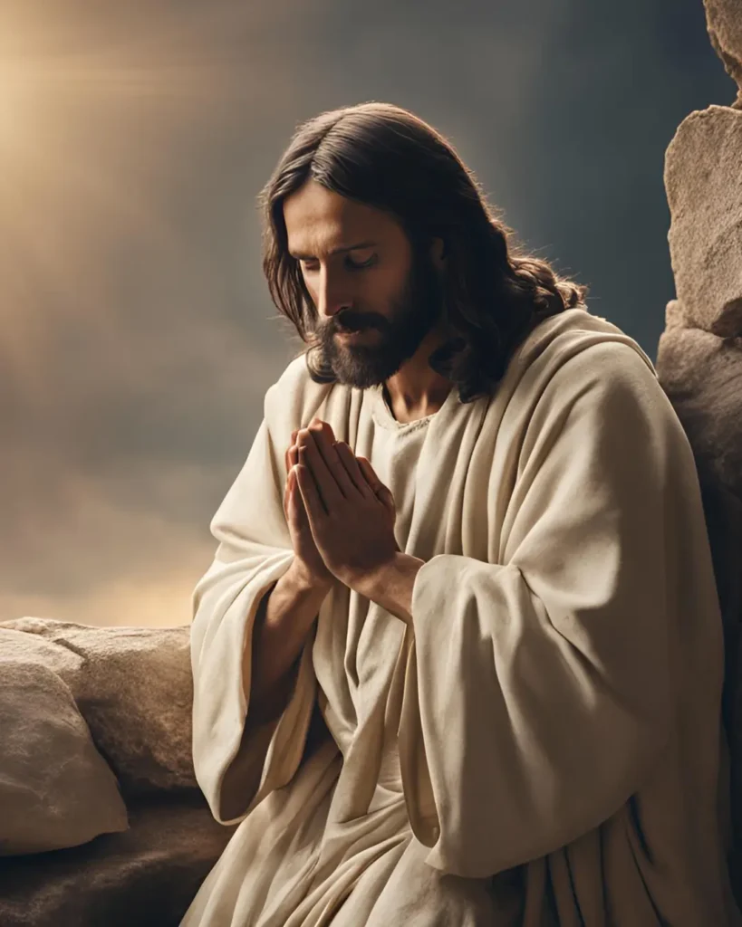 Jesus Christ Praying