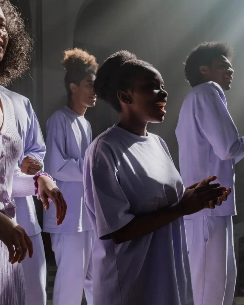 Choir Singing in a Church