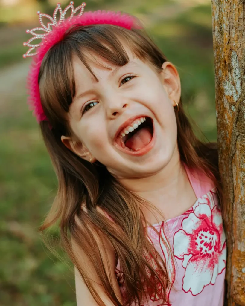 Portrait of Laughing Kid