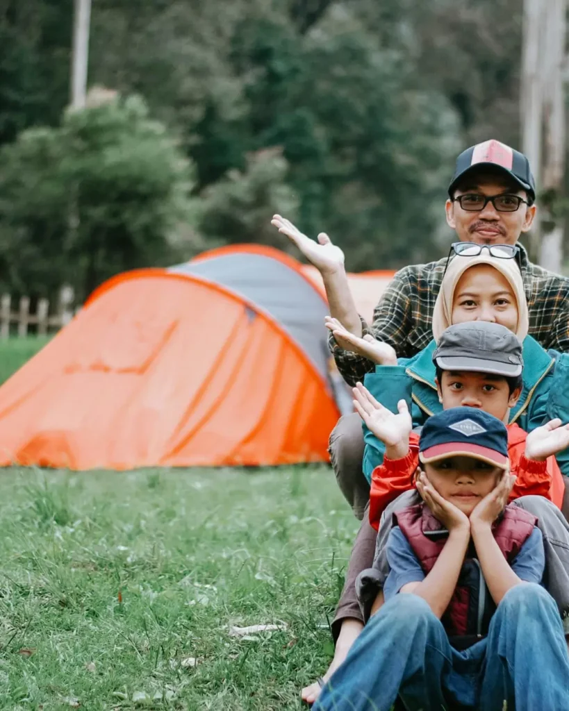 Family Camping Adventure in Scenic Outdoors