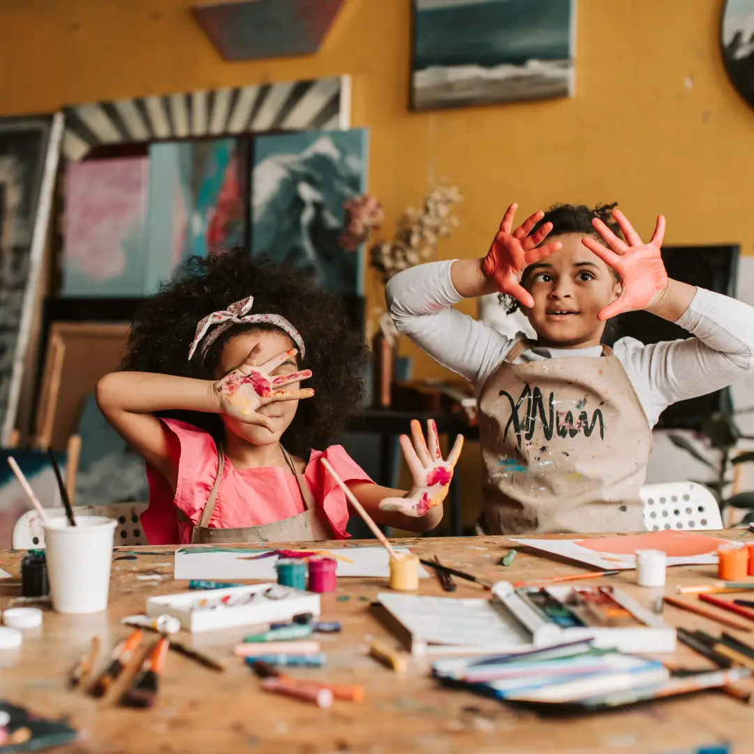 Kids Sitting at the Table