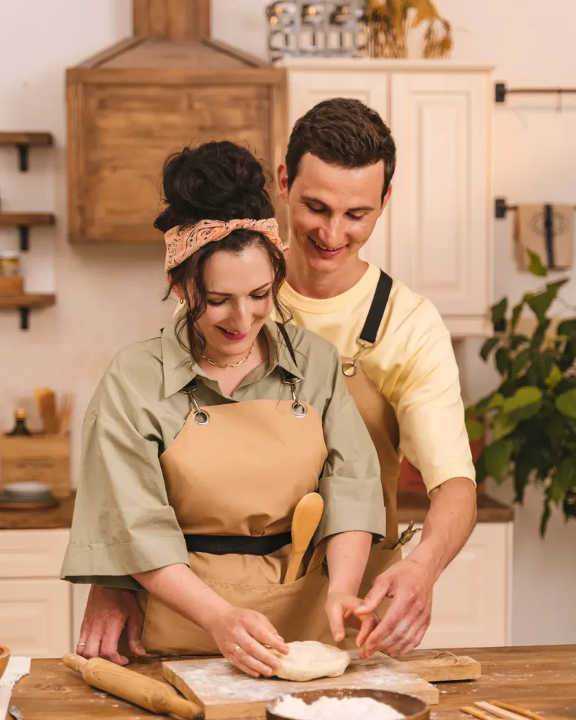 Couple Cooking Together